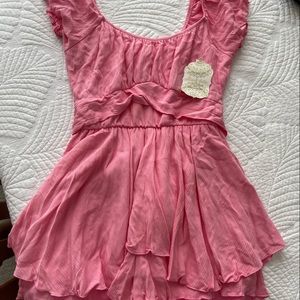 Altrdstate NBW pink dress with tie back